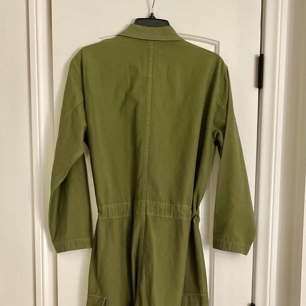 CITIZENS OF HUMANITY olive army green NOVA MED utility cargo jumpsuit NWOT $398 - Picture 6 of 12